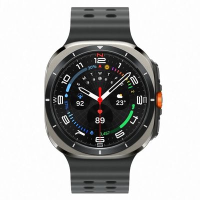 SAMSUNG alaxy Watch Ultra Smart Watch (47mm., Titanium Silver Case, Black Band) SM-L705FZTATHL